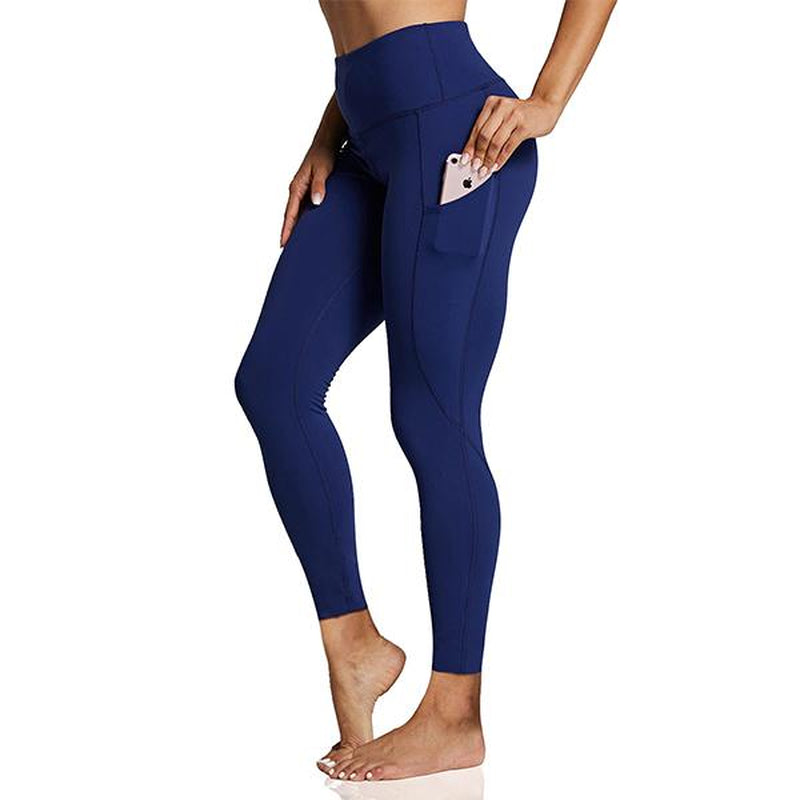 7/8 Workout Leggings for Women High Waisted Leggings with Pockets Squat Proof Yoga Ankle Leggings plus Size | Tummy Control Machine Washable Sports Leggings